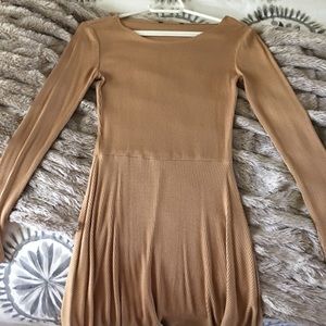 Forever 21 tan dress
